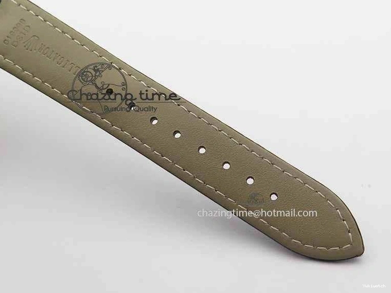 Brown On VF Date Best Cellini Dial A3165 White Strap RG Stick Markers Leather Edition 0104